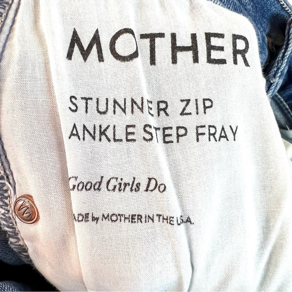 Mother Denim Stunner Zip Jeans In Good Girls Do Size 24 - Picture 11 of 15